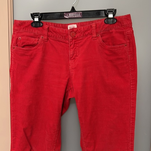 Red/orange corduroy pants size 9 Mossimo - Picture 4 of 4